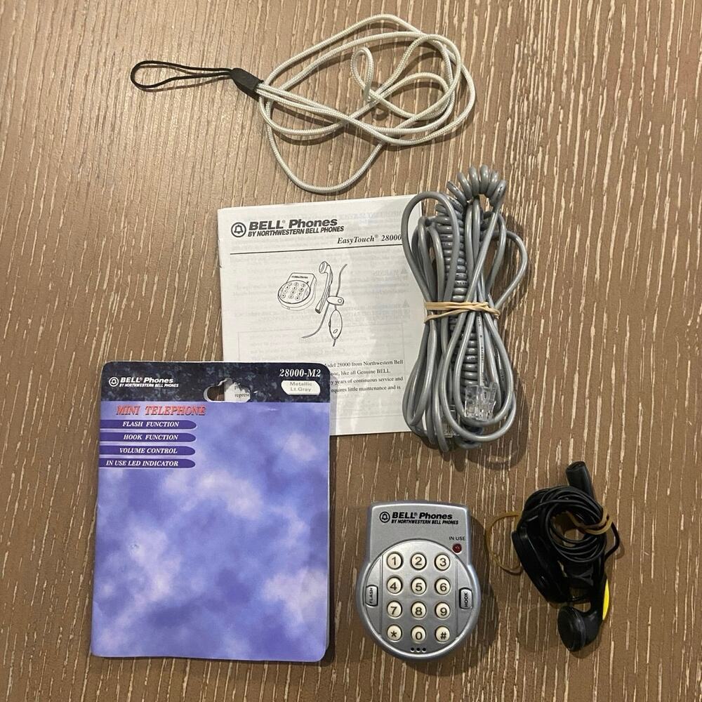 Bell phones easytouch 28000-M2 Silver mini telephone